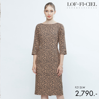 Lofficiel ชุดเดรส Dress : ชุดแซกสั้น TIGER COLLECTION (FZ12LW)