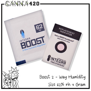 (ส่งไว) Boost 2 - way 62% rh 4 / 8 / 67 Gram Integra Boost 62% ซองควบคุมความชื้น ซองบ่มสมุนไพร ขนาด  4, 8 และ 67 กรัม