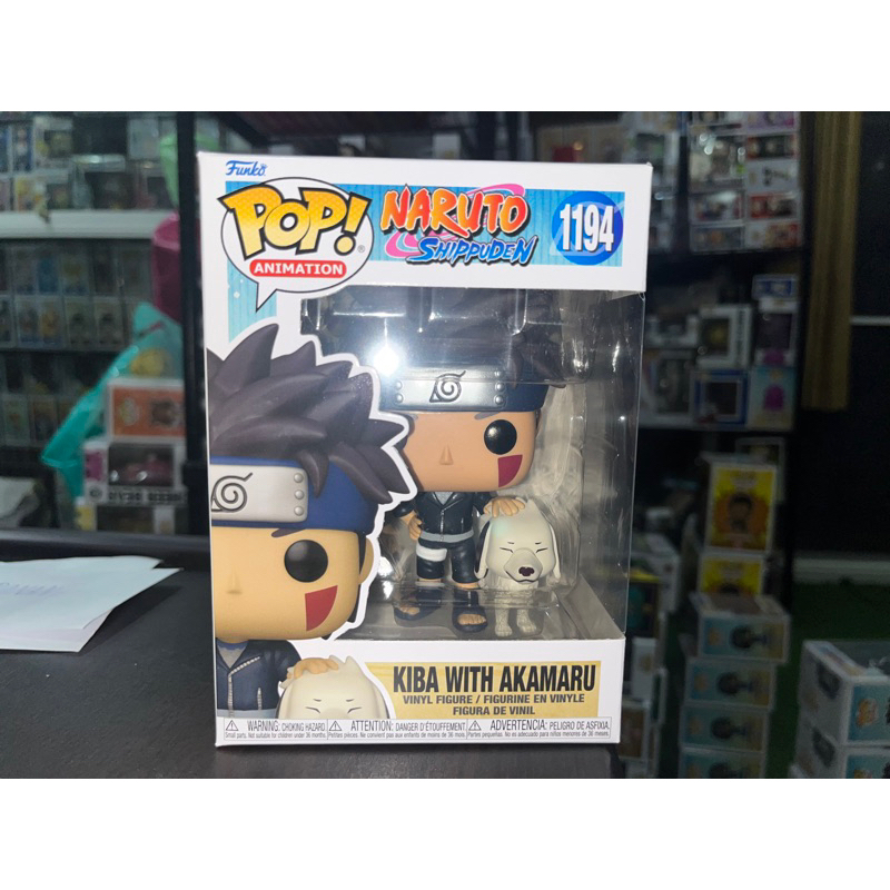 Funko POP Animation Naruto Shippuden - Kiba With Akamaru navy