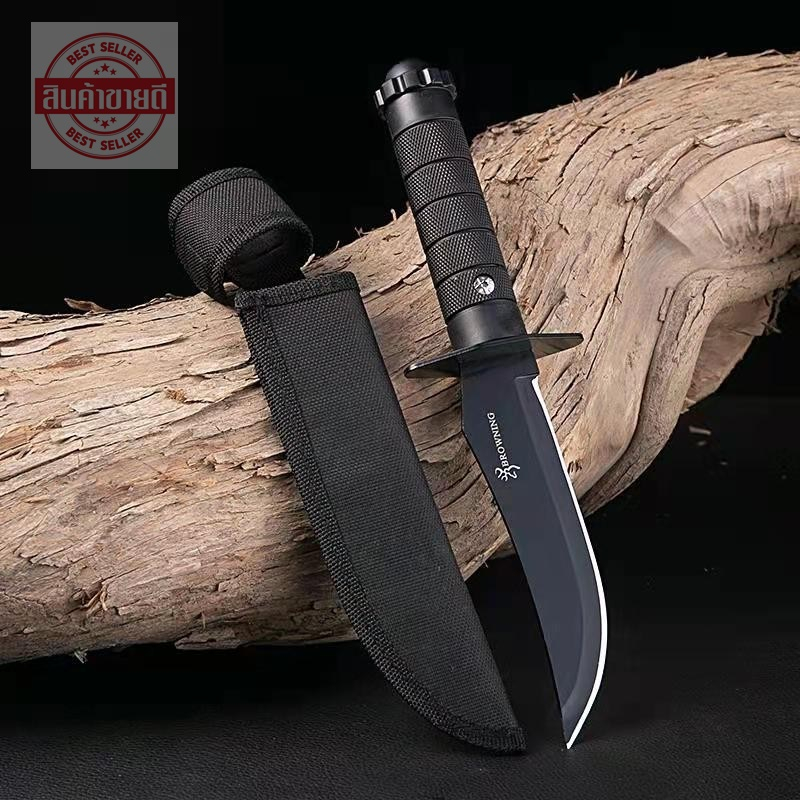 knife-b1-318-มีดเดินป่าด้ามตรง-มีดพกพา-11-5-นิ้ว-มีดแคมป์ปิ้ง-ฟรีซองเก็บมีดอย่างดี