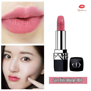 Beauty-Siam แท้ทั้งร้าน !! แบ่งขายลิปสติก ROUGE DIOR สี 060 PREMIERE ขนาด 0.5 กรัม พร้อมแปรงทาลิป