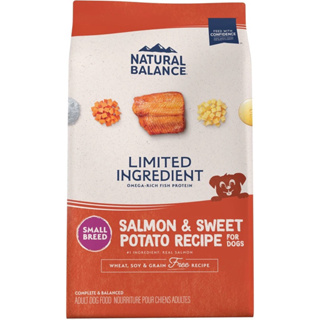 อาหารสุนัข Natural Balance Limited Ingredient Diets Small Breed Bites สูตร Salmon &amp; Sweet Potato ขนาด 1.8 kg