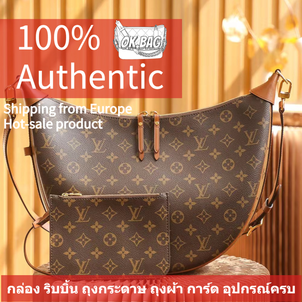 หลุยส์วิตตอง-louis-vuitton-loop-hobo-bag-lv-monogram-กระเป๋าสะพายผู้หญิง