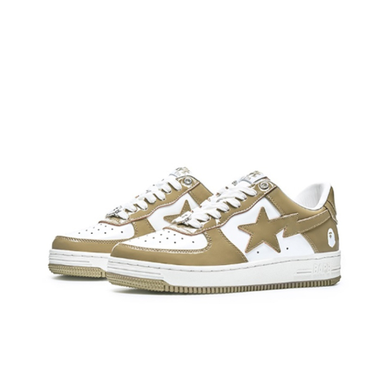 a-bathing-ape-sta-patent-leather-low-cut-lace-up-fashionable-board-shoes-in-white-brown