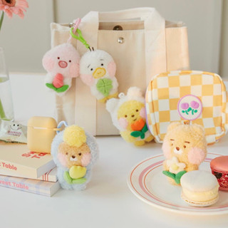 (พร้อมส่ง) kakao friends - พวงกุญแจ blushing cheeks posel keyring doll ไรอัน เอพีช