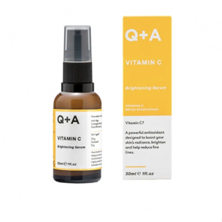 QandA Skin พร้อมส่ง Q+A Vitamin C Brightening Serum ปรับผิวให้กระจ่างใส ซึมซาบเร็วแต่ยังคงให้ความชุ่มชื้น
