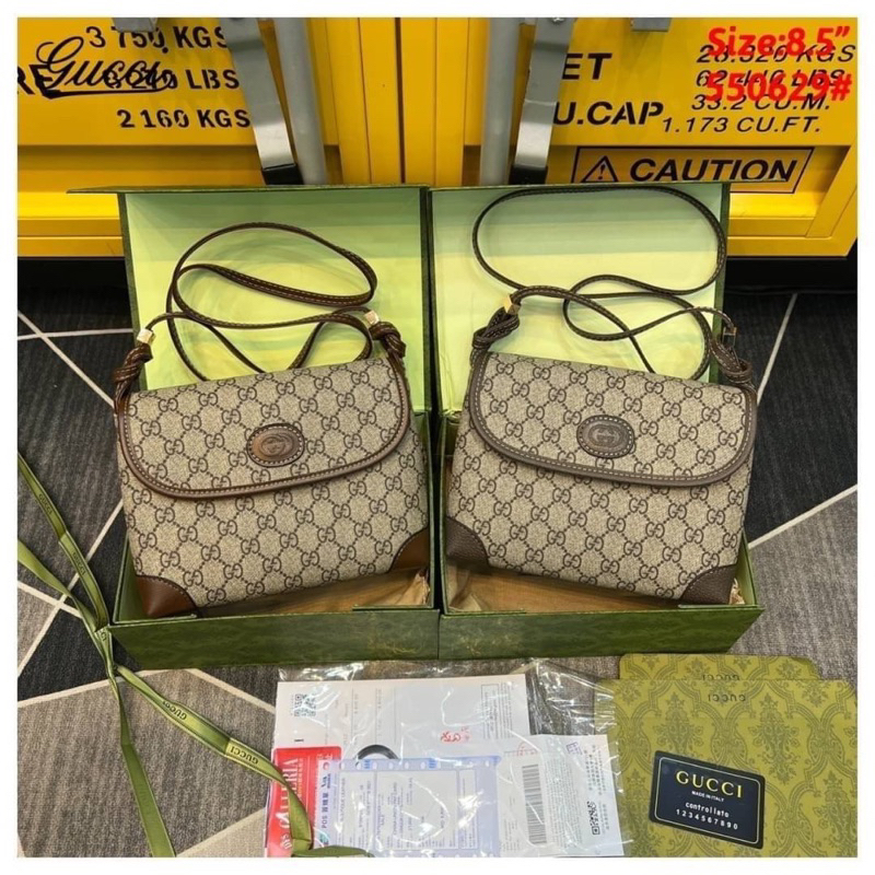 ms-จีจี-กระเป๋าสะพายข้าง-กระเป๋าแบรนด์เนม-กระเป๋าปั้มแบรนด์-กระเป๋าแฟชั่น-size-8-5-code-550629