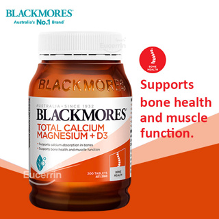 ภาพหน้าปกสินค้าBlackmores Total Calcium & Magnesium + D3 200 Tablets ป้องกันโรคกระดูกพรุน ขาดแคลเซียม ที่เกี่ยวข้อง