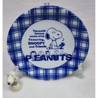 จานเซรามิค snoopy peanuts