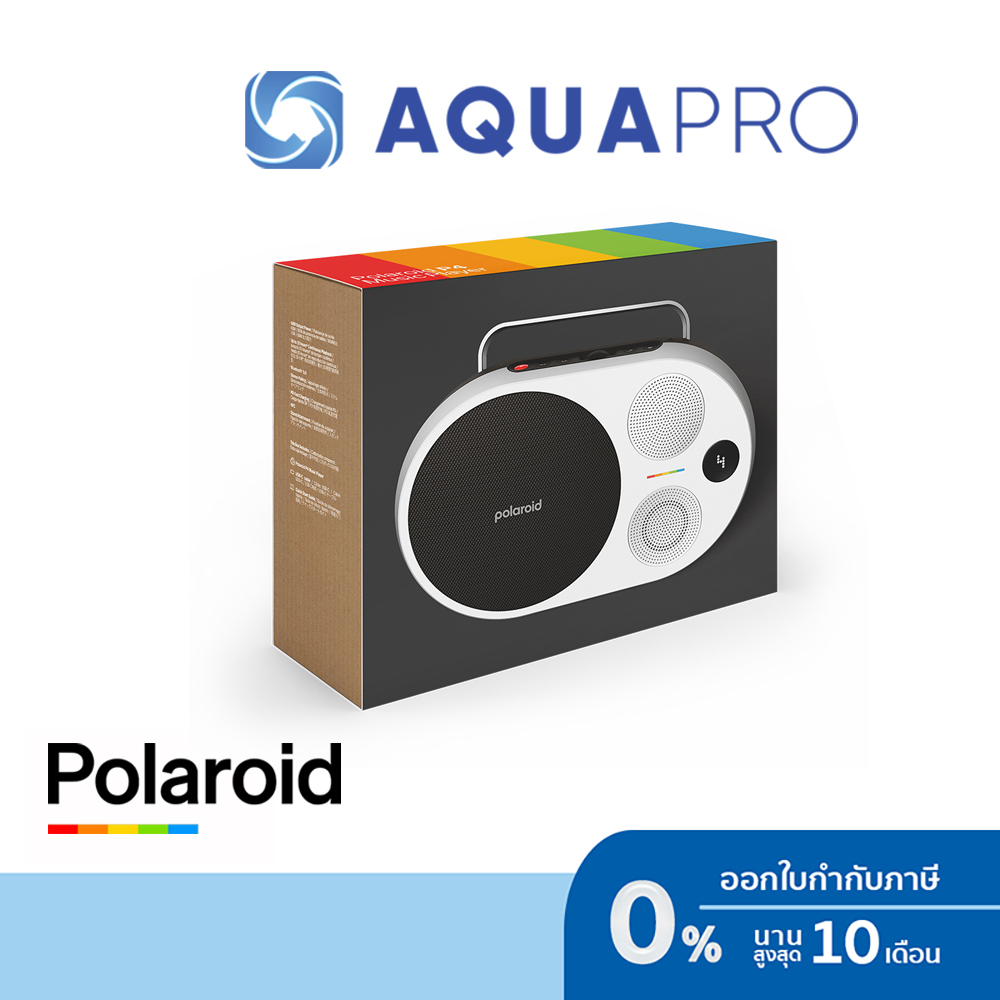 polaroid-player-p4-speaker-bluetooth-black-สีดำ-กันน้ำ-ประกันศูนย์ไทย