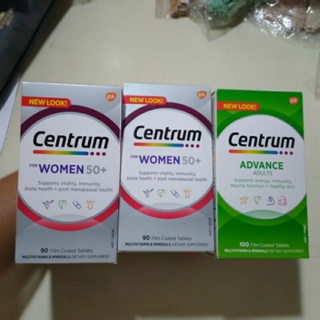 Centrum women 50+ (90 เม็ด)/ Centrum Advance (100 เม็ด)