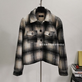 Only​ Check​ed Crop Jacket