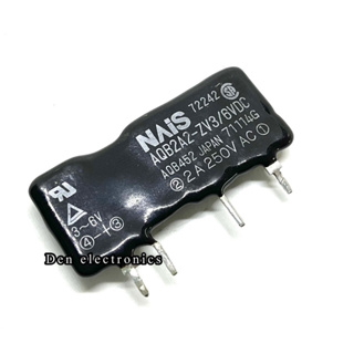 AQB2A2-ZV3/6VDC Output 2A 250VAC. ( NAIS )SSR สินค้าพร้อมส่ง