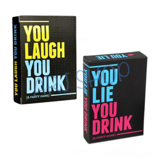 You Laugh You Drink / You Lie You Drink - เกมปาร์ตี้ ใครหัวเราะดื่ม Fun Adult Drinking Game for Parties