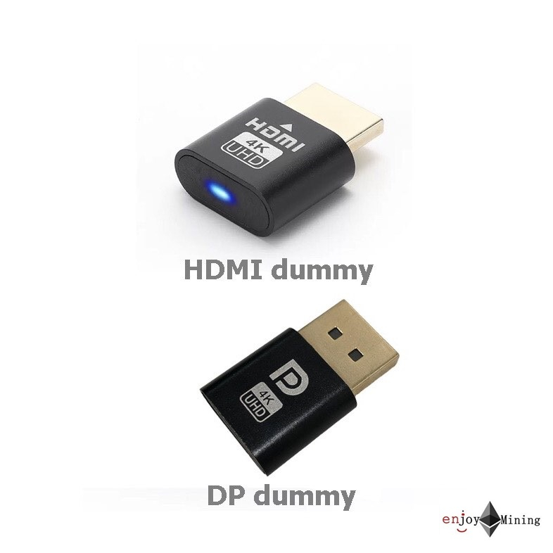 ภาพหน้าปกสินค้าHDMI Dummy Plug 4K แก้ปัญหาจอเล็กและหน่วงเวลารีโมท จากร้าน enjoymining บน Shopee