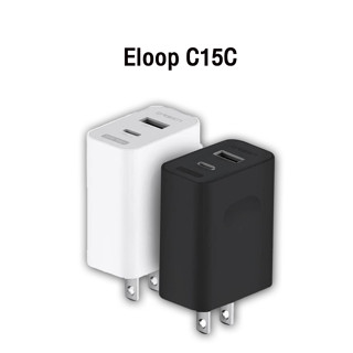 [ส่งไว 1 วัน❗] Eloop C15C ชุดชาร์จเร็ว หัวชาร์จ สายชาร์จ Type C PD 30W หัวชาร์จ USB อแดปเตอร์ Adapter