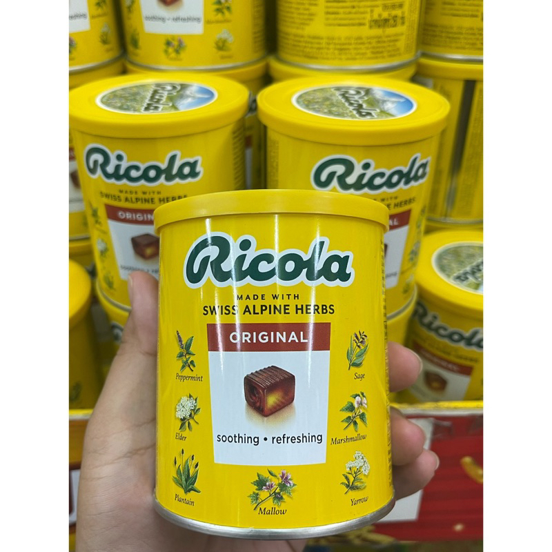 ลูกอมสมุนไพร (Ricola) ขนาด 100กรัม / 250กรัม(Swiss herb candy ricola ...