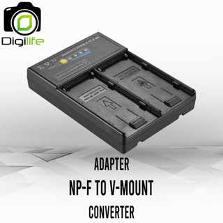 Adapter NP-F to V-Mount Battery Converter - Dual Slot for NP-F Series, NP-FM Series, NP-QM Series ( F750, F970 etc,.)