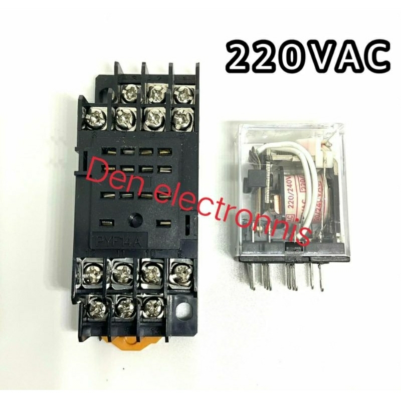 รีเลย์-my4n-ขายทั้งชุด-มี-12vdc-24vdc-24vac-110vac-220vac-หน้าคอนแทค-5a250vac-สินค้