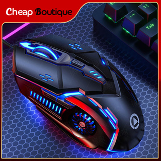 เมาส์ G5 เมาส์เกมมิ่ง เม้าส์แบบมีสาย Mouse Wired Mouse 6D 4Speed DPI RGB Gaming Mouse-1292