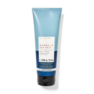 Bath &amp; Body Works Mens MINERAL &amp; SEA SALT Body Cream 226 g. ของแท้