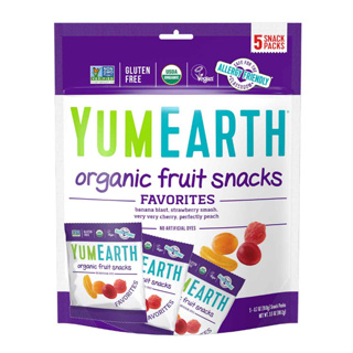 Yum Earth Organic Fruit Snacks Favorites - ขนมเยลลี่ผลไม้ออร์แกนิค