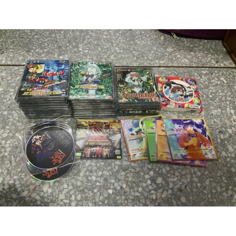 VCD TIGA 6 เรื่อง GaoGaiGar, หน่วยรบหุ่นเทพธิดา, OhRanger VS Kakuranger ...