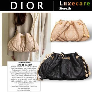 ถูกที่สุด ของแท้ 100%/Dior AMMI Women/Shoulder Bag สุภาพสตรี