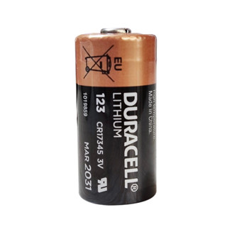 ถ่าน Duracell CR123/DL123 Lithium 3V 1ก้อน(รุ่นดำทอง)