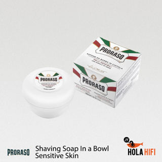 Proraso Shaving Soap in a Bowl, Sensitive Skin, 5.2 Oz สบู่โกนหนวด