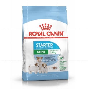 Royal canin Mini starter 8.5kg อาหารแม่สุนัข และลูกสุนัขพันธุ์เล็ก ชนิดเม็ด MINI STARTER 8.5กก
