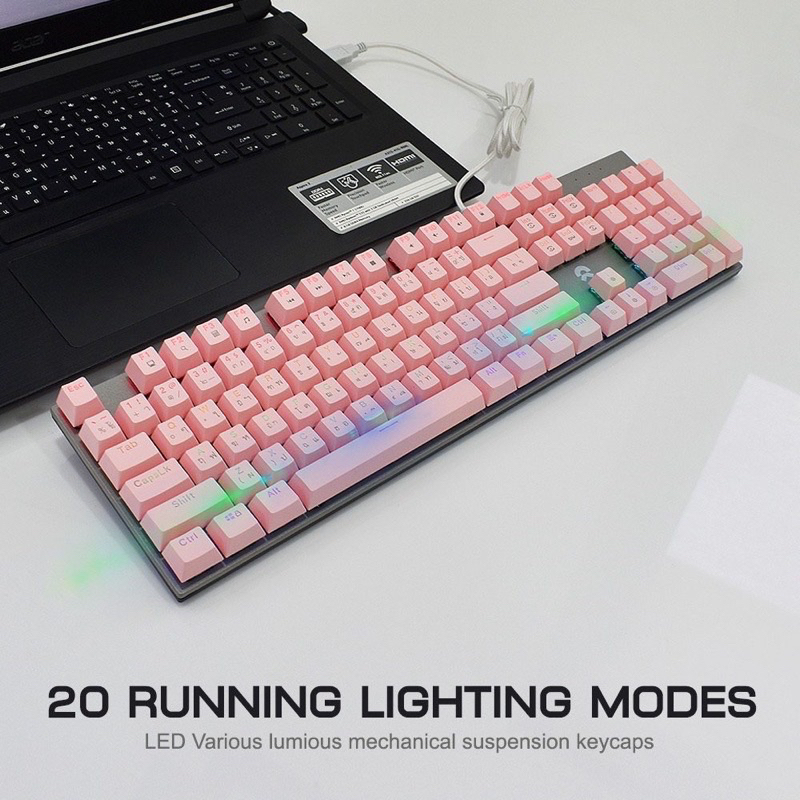 oker-keyboard-gaming-mechanical-รุ่น-k428-backlit-blueswitch