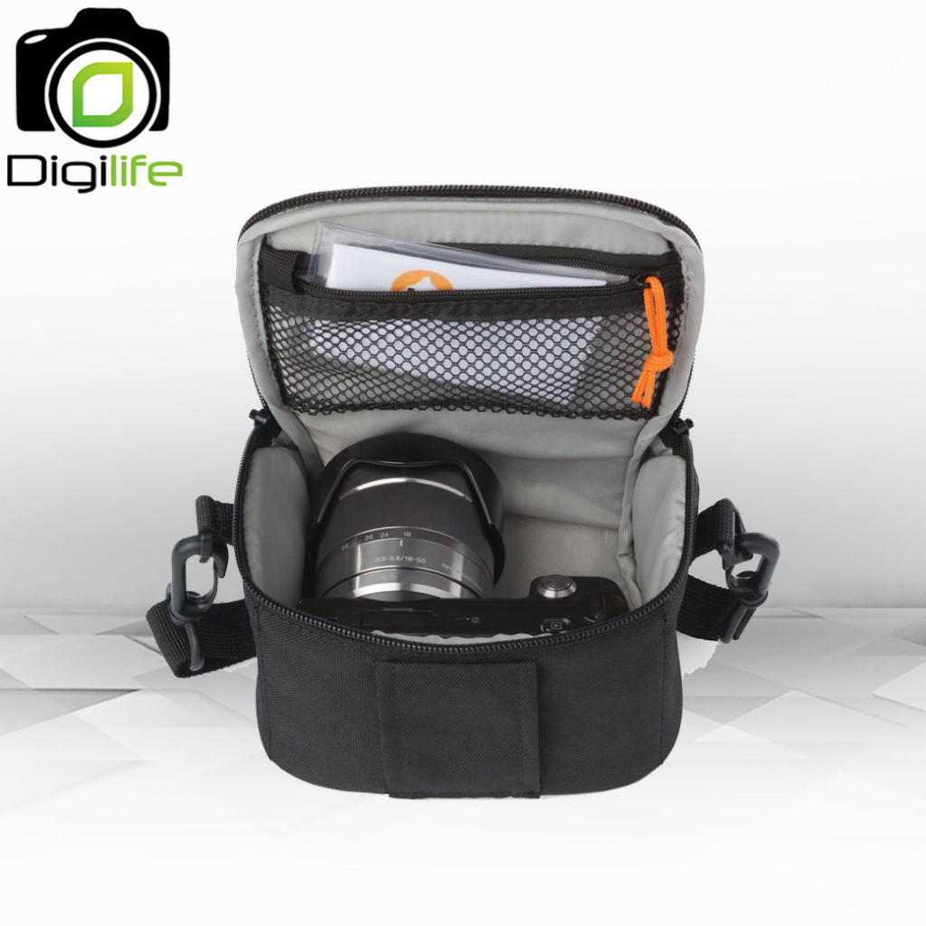 lowepro-bag-format-100-black-กระเป๋ากล้อง-กล้องวิดีโอขนาดเล็ก-กล้อง-actioncam-ฯลฯ