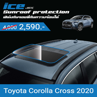 Toyota Corolla Cross (2020) ฟิล์มกันรอยภายนอกรถยนต์ - by ARCTIC บริเวณSunroof