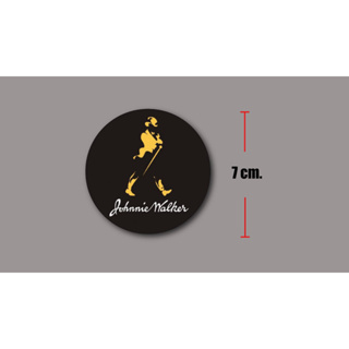 sticker pvc johnnie walker สติกเกอร์ เหล้า จอร์นนี่ วอล์คเกอร์ งานออฟเซ็ทแท้ pvc กันน้ำ กันแดด