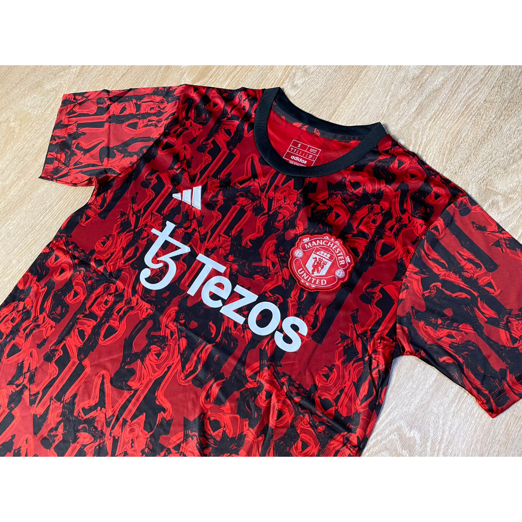เสื้อทีมแมนยู-แฟชั่น-แดง-23-24-ตัวใหม่
