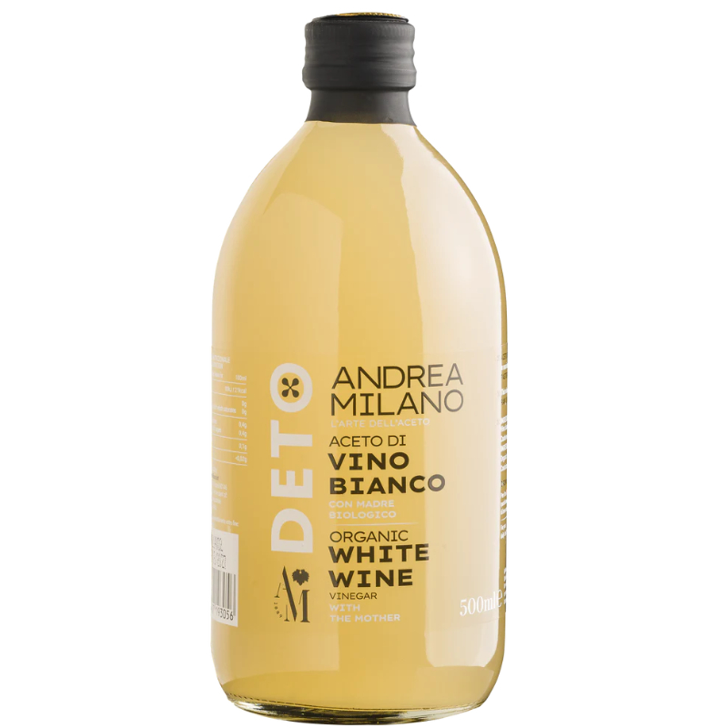 น้ำส้มสายชู ไวน์ขาว ออแกนิค 500 มล Organic White Wine Vinegar with