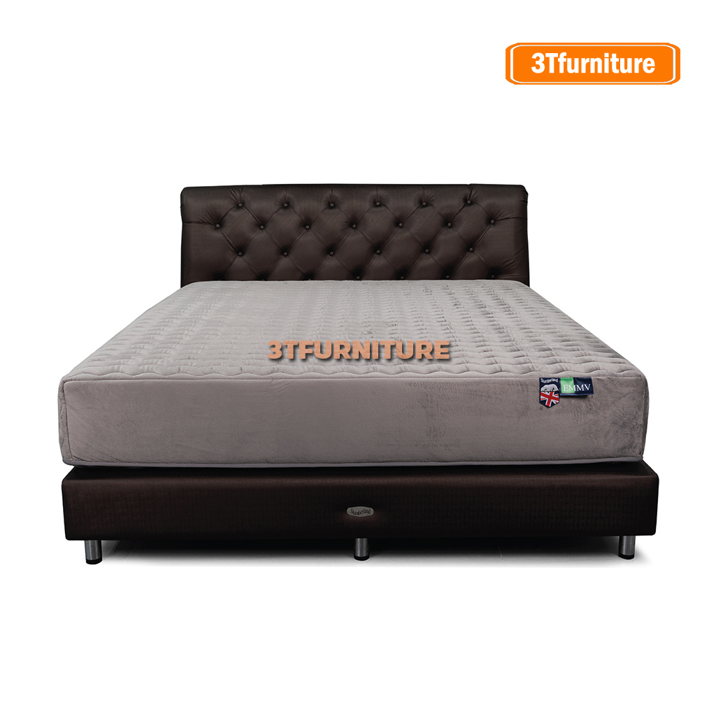 ที่นอน-slumberland-รุ่น-emmv-ผ้าขนสีเทา-รุ่นใหม่ล่าสุด-แถมหมอนฟรี-พร้อมส่ง-สินค้าใหม่-เฉพาะเดือนนี้เท่านั้น