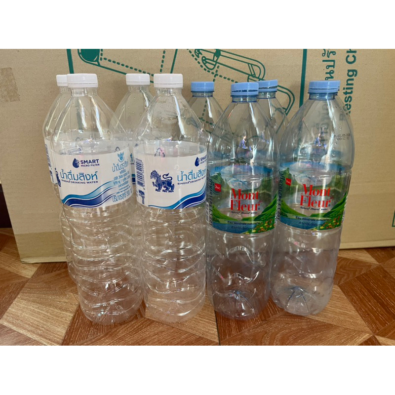 ขวดน้ำพลาสติกรีไซเคิลขนาด1.5ลิตร/ขวดPET | Shopee Thailand