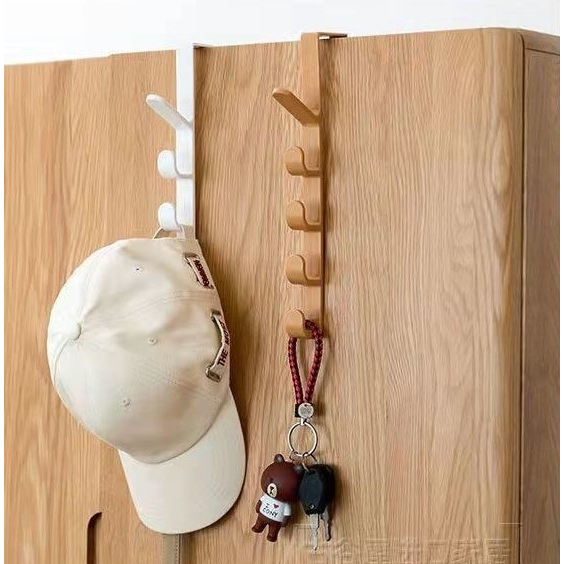 ที่แขวนประตู-ที่แขวนหมวก-แขวนของใช้-ตะขอเกี่ยวประตู-สีขาว