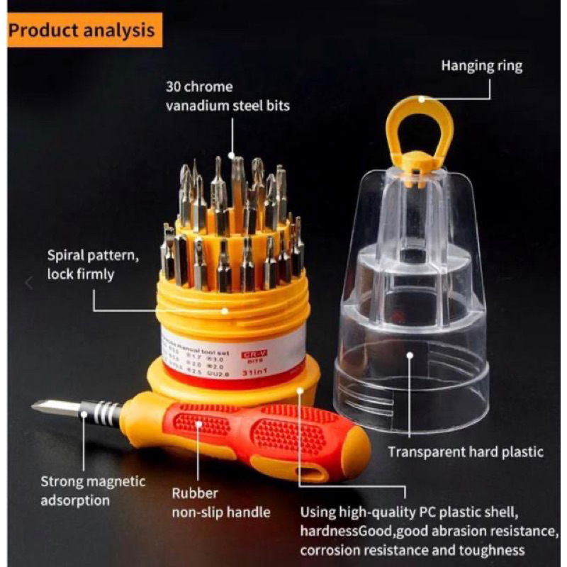 portable-screwdriver-set-ชุดไขควงแบบพกพา