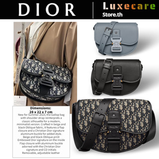 1 ดิออร์👜Dior GALLOP Men/Shoulder Bag กระเป๋าคลัตช์/1ADPO255YKY_H27E