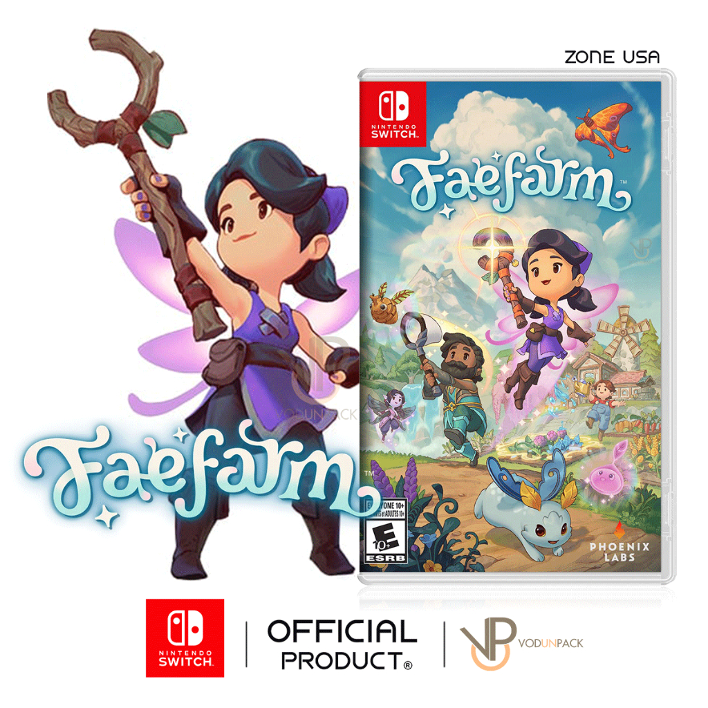 Nintendo Switch fae farm (Zone US) แผ่นเกม ตลับเกม นินเทนโด้สวิช Shopee Thailand