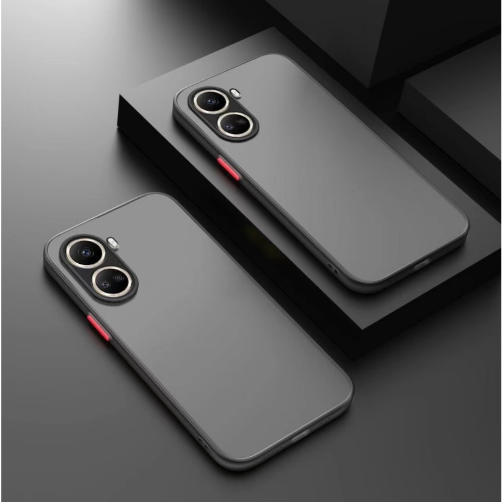 รุ่นใหม่-case-realme-c55-กันรอยกล้อง-เรียวมี่-เคสกันกระแทก-ปุ่มสีผิวด้าน-ขอบนิ่มหลังขุ่น-ct-98shop