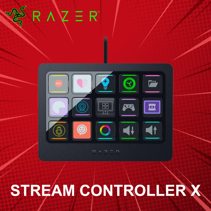 แผงแป้นพิเศษ Razer Stream Controller X ประกันศูนย์ 1 ปี | Shopee Thailand
