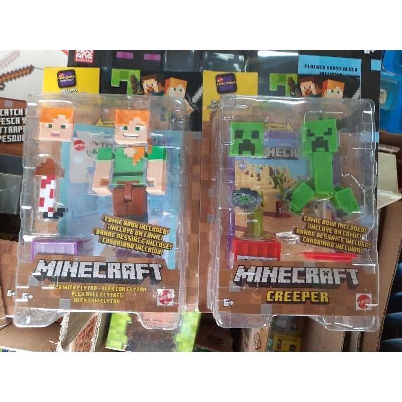 minecraft-หุ่นมายคราฟของแท้ขนาด3นิ้ว