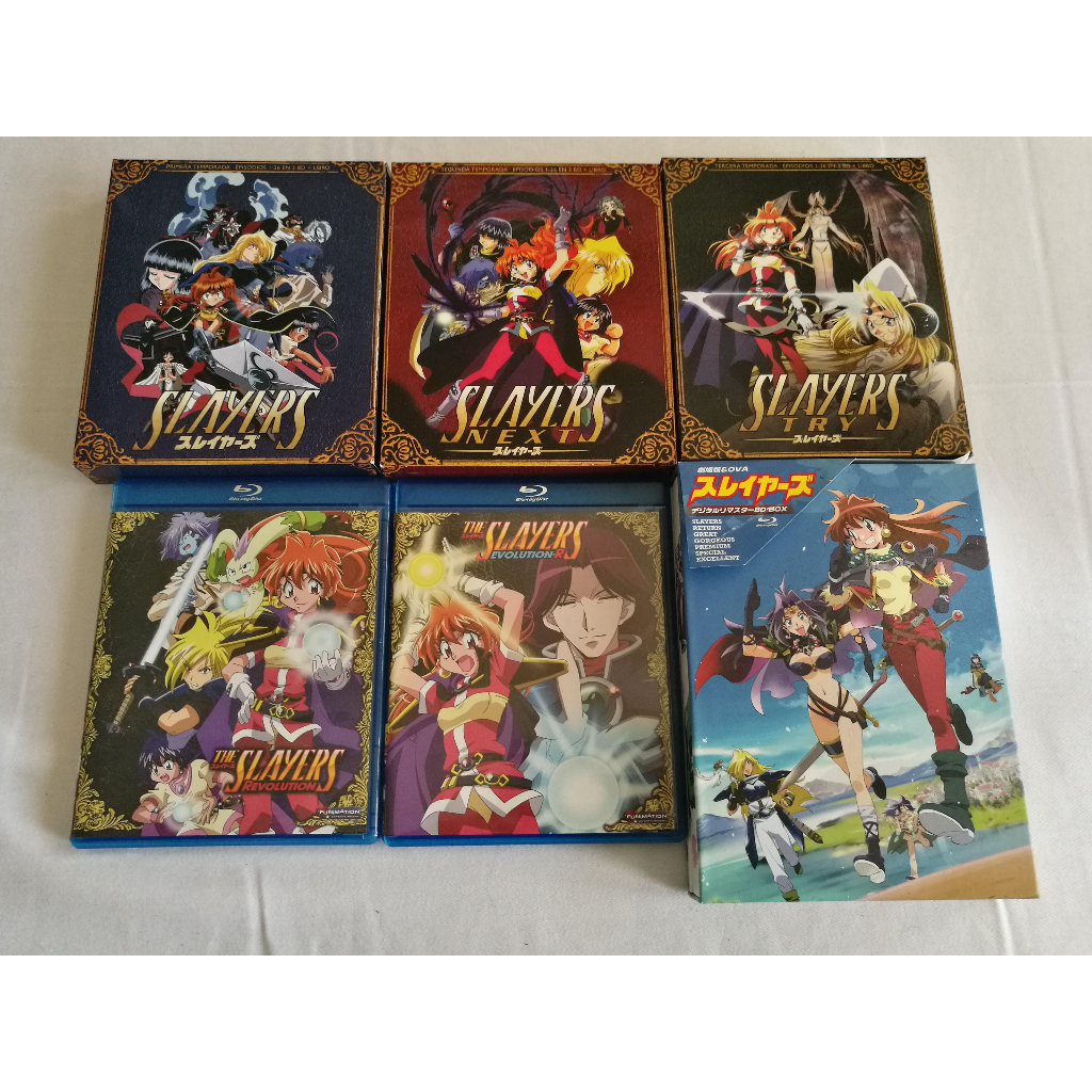 Blu-ray อนิเมะ Slayers (1998-2008) คู่หูปราบทรชน ภาค1-5 + Movie +OVA ...