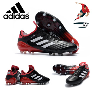 มีสต๊อคพร้อมส่ง!! 2023ใหม่  Adidas Copa 18.1 FG  รองเท้าฟุตบอลมืออาชีพ รองเท้าทำจากหนังเทียม