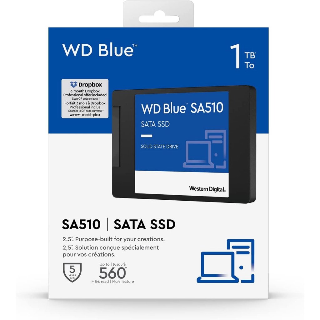 chappy WD Blue SA510 1TB SSD ほぼ新品 1 TB WD Blue SA510 SATA SSD at ₹ 5700/piece in New Delhi