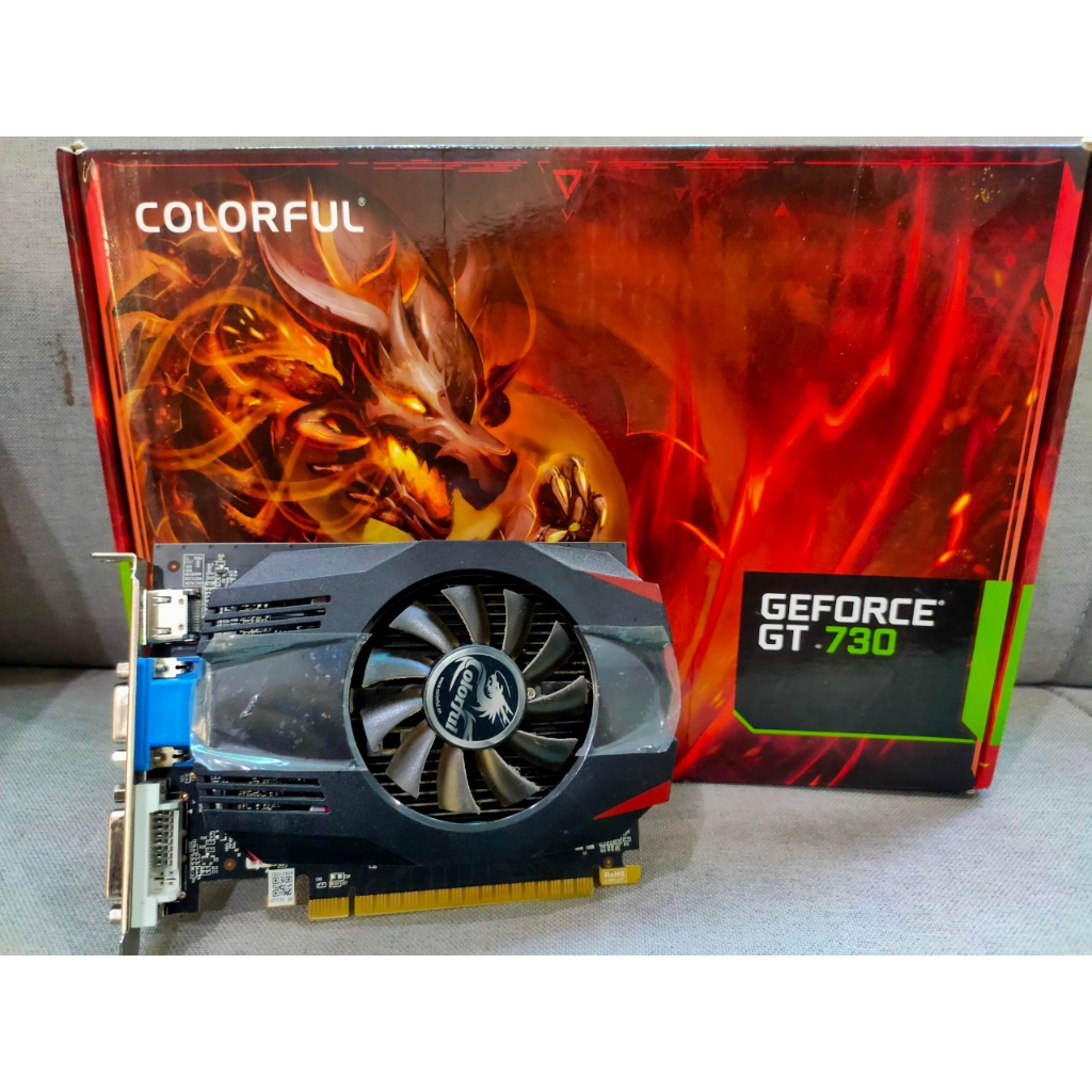 การ์ดจอ colorful Nvidia GeForce GT730 2GD | Shopee Thailand